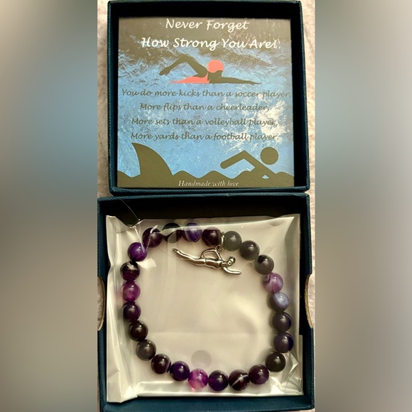 Angels Draw Home - Swimming Gift Bracelet NIB - Picture 6 of 6